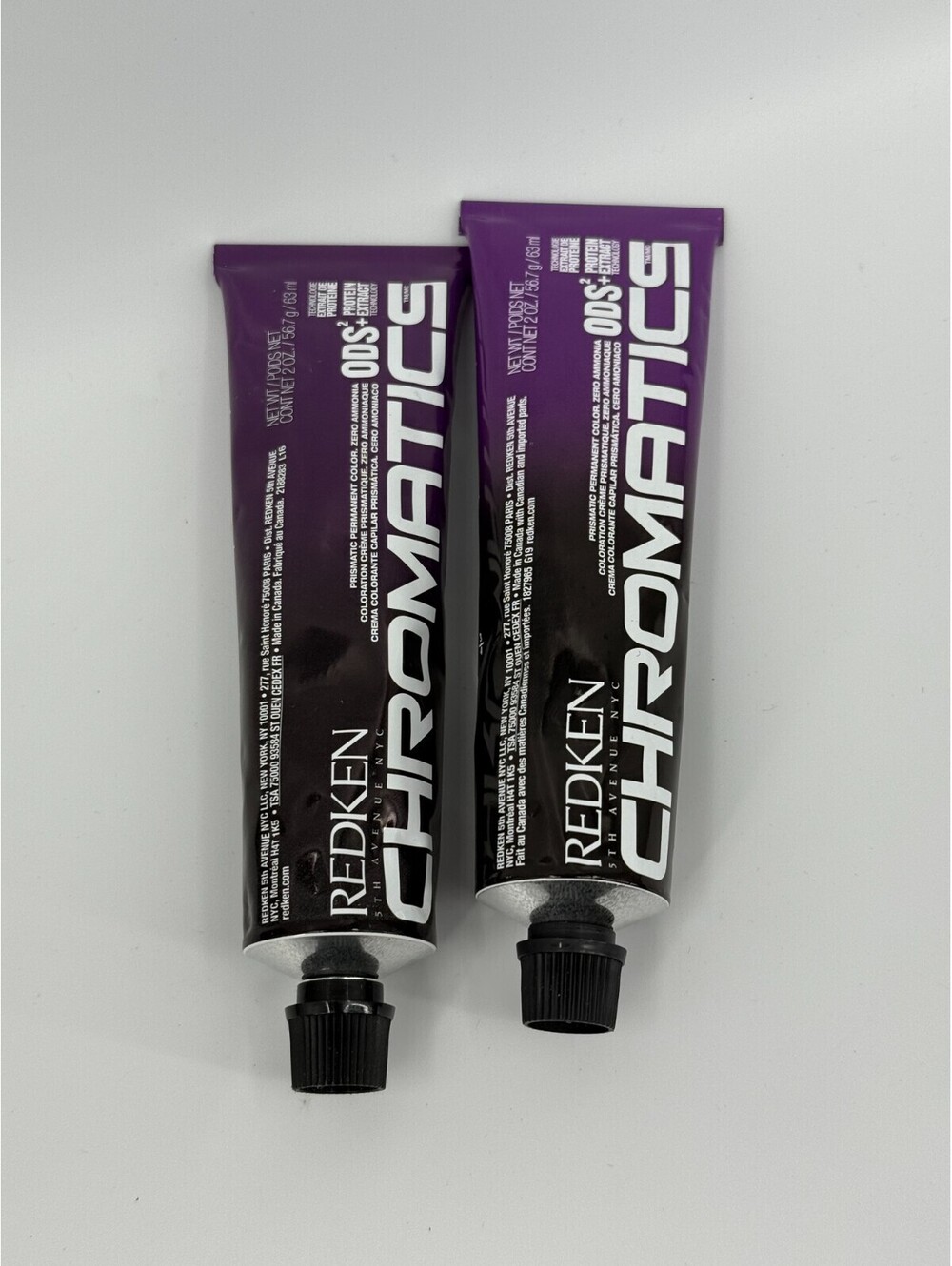 2Pack Redken Chromatics 6Rr 6.66 Red Permanent Hair Color 2oz Ammonia Free New